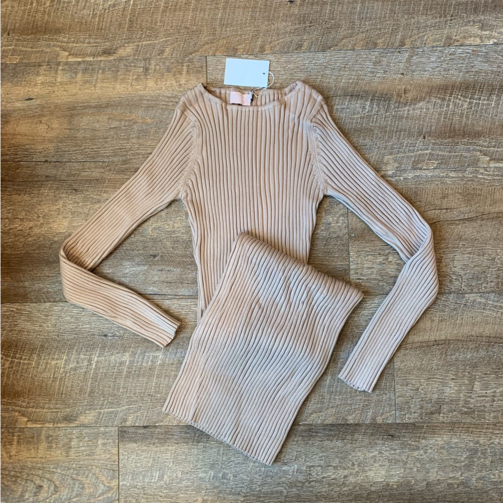 NWT Need Supply Crewneck MIDI Sweater Dress SZ M
